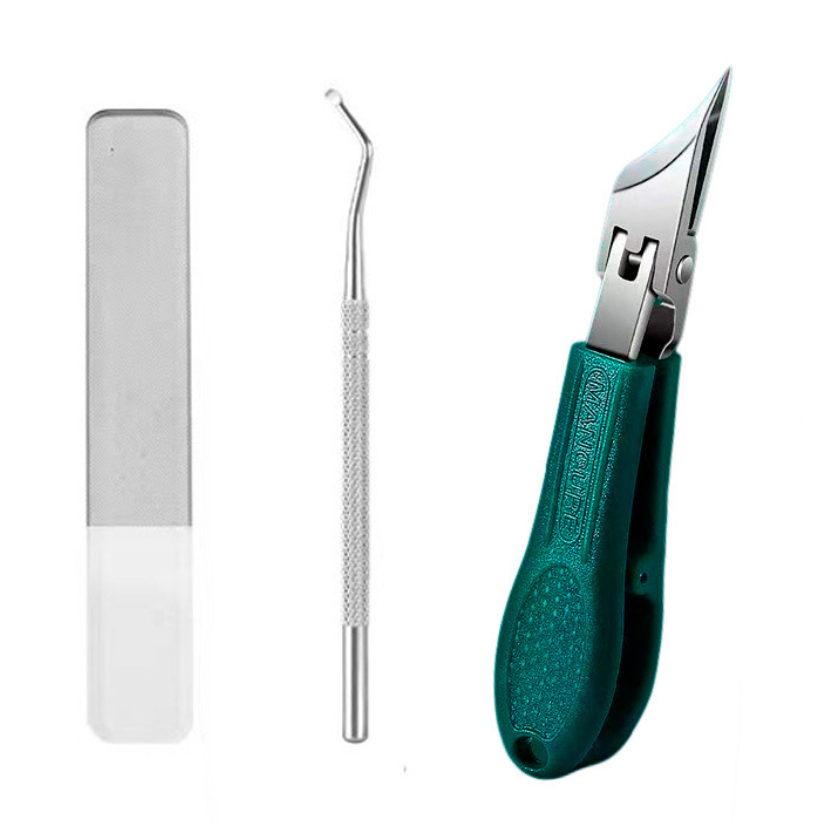 🔥Vruća prodaja🔥✂️💅Nove ultra tanke kutne škare za nokte, kućni alati za nokte [set od 3 dijela]-H