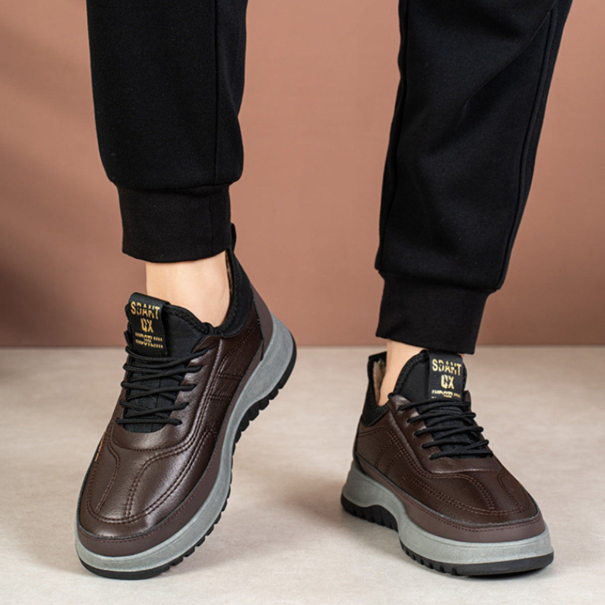 ⛄🔥【39-45】2025 Muške zimske ležerne sportske cipele, prava koža, vodootporne, mekani potplat i baršun, nove