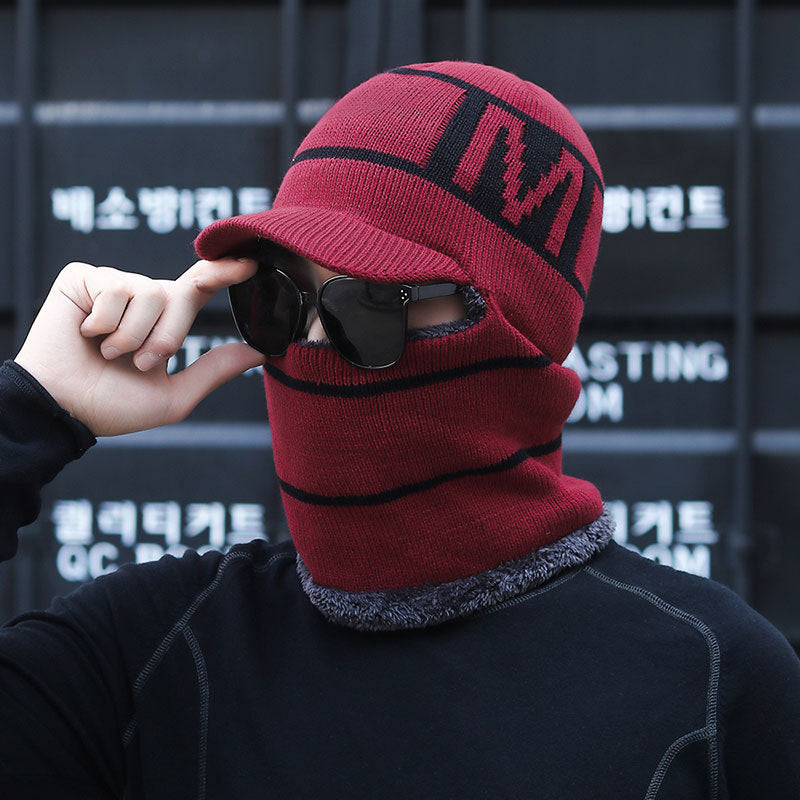 🔥 Enodelna debela volnena kapa, odporna proti vetru, za uporabo na prostem.