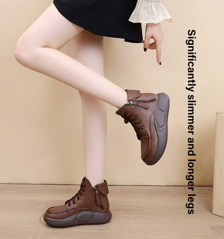 Nove male kožne čizme za sport i slobodno vrijeme, martinke s debelim đonom, noge udobne i neumorne