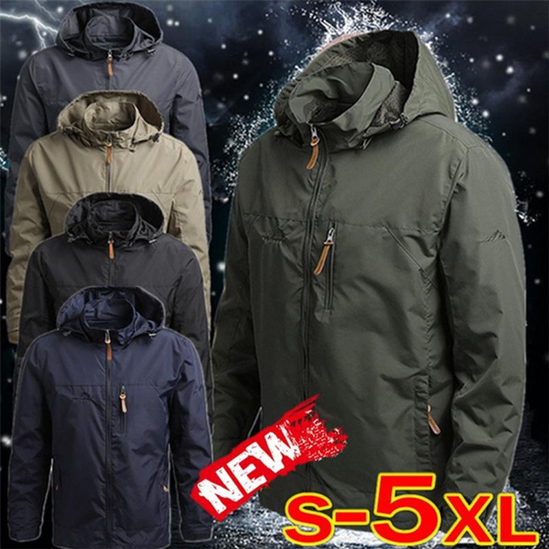 Nova jesen 2025. ležerna jakna s kapuljačom otporna na vjetar