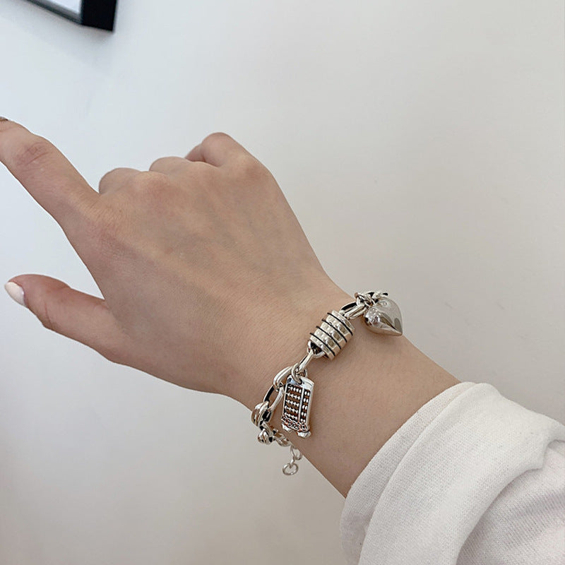 【Kup jeden, a drugi dostaniesz gratis】Elegancka, srebrna bransoletka w stylu vintage