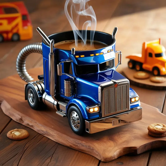 🚛Ręcznie robiony kubek do kawy w kształcie ciężarówki