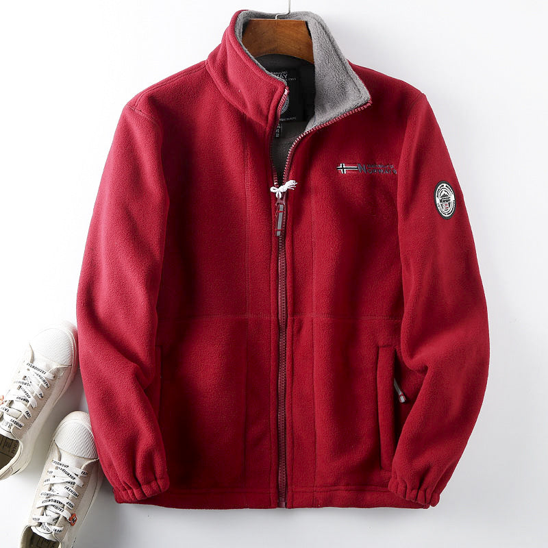 Geacă Reversibilă Călduroasă din Lână și Bumbac pentru Bărbați【S-3XL】 – Perfectă pentru Iarnă și Toamnă