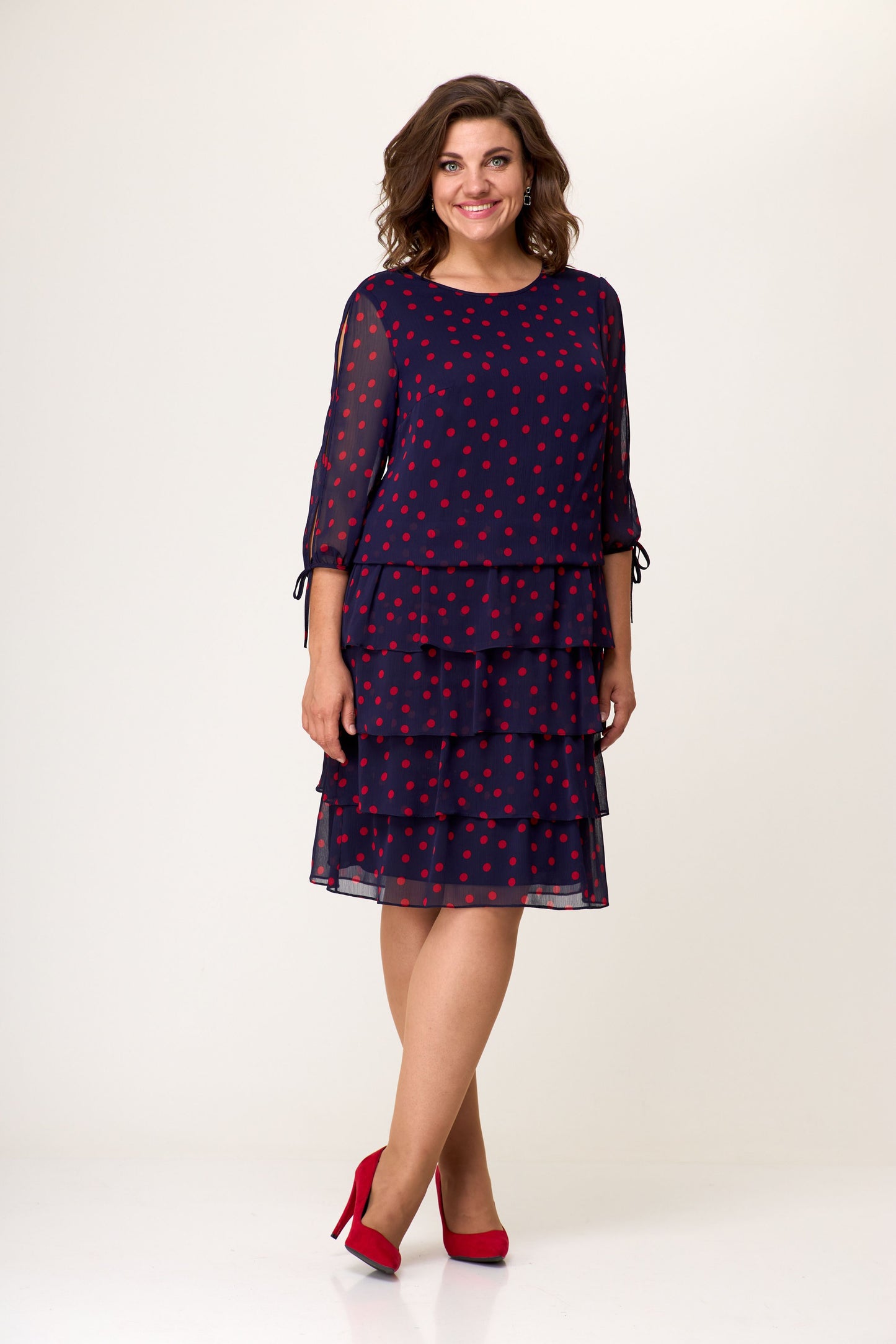 💕💕 【S-5XL】2025 Elegancka sukienka w kropki