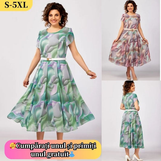 【S-5XL】Rochie nouă și elegantă din șifon de înaltă calitate 