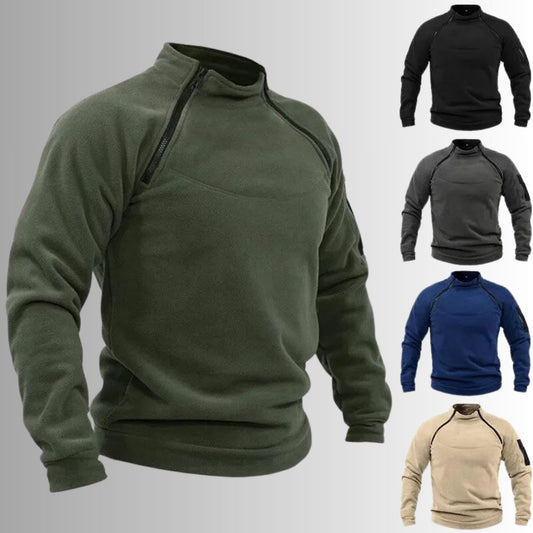 🎉✨【S-4XL】2025 nowa moda męska zimowa ciepła polarowa kurtka bazowa, bluza