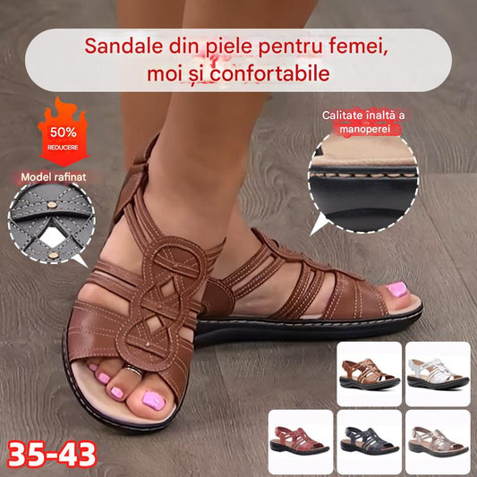🔥👡【35-43】Sandale din piele moi și confortabile pentru femei 