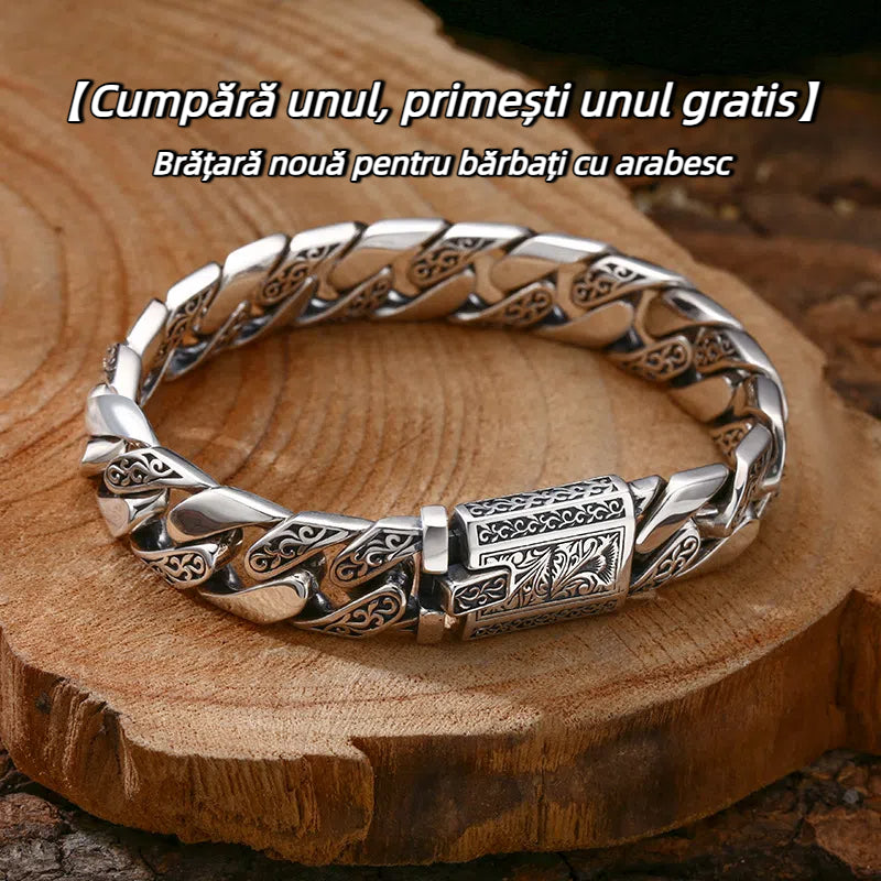 🔥 2025, brățară nouă pentru bărbați cu model de iarbă Tang