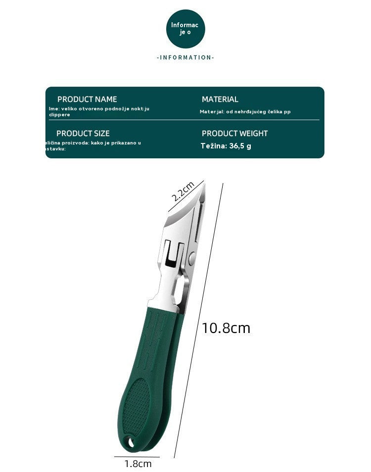 🔥Vruća prodaja🔥✂️💅Nove ultra tanke kutne škare za nokte, kućni alati za nokte [set od 3 dijela]-H